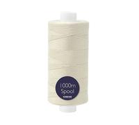 Korbond Sewing Thread - 1000m Polyester Coated Natural Beige Thread - Sewing, Stitching and Quilting (110915)……