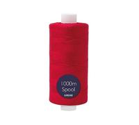 Korbond Sewing Thread - 1000m Polyester Coated Red Thread - Sewing, Stitching and Quilting (110914)……