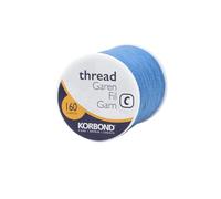 Korbond Sewing Thread - Royal Blue - 160m - Polyester - Hand and Sewing Machine Sewing