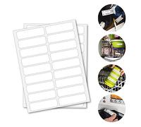 KORBOND Stick On Naming Labels, White, 36
