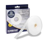 KORBOND Strongest Hemming Tape - 72GSM - 30m x 2cm Hemming Web - Invisible Mending Tape for Fabric - Iron on Hem Tape - NO Sewing Required Adhesive Fabric Tape, Webbing Tape, Hemming Web