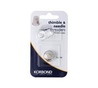 Korbond Thimble & 3 X Needle Threaders One Colour (One Size)