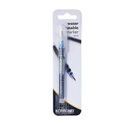Korbond Water Erasable Fine Point Marker - Blue - Ideal for Pattern Cutting, Quilting, Dressmaking, Tailoring, Design Marking, Embroidery, Fabric Painting - Easily Wipe Away