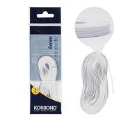 Korbond White Elastic 6mm x 3m - 110370
