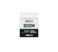 Korda Basix Boom 25lb 10m, Clear Fluorocarbon, Stiff Boom Material, Perfect for Spinner, Hinged, Stiff and Combi Carp Rigs, Excellent Crimping Properties.