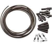 Korda Basix Camo Green Lead Clip Action Pack Qty 5 KBX021