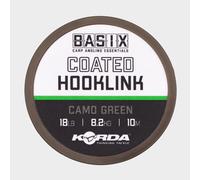 Korda Basix Coated Hooklink 18Lb 10M - Black, Black