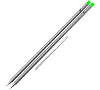 Korda Basix Grey Aluminium Distance Sticks KBX001 | 12ft Green Cord with T-Bar | Carp Fishing Distance Marking Tool