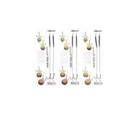 Korda - Basix Hair Rigs Wide Gape B 6 18lb | Barbless Fishing Hooks | Ready Tied Carp Rigs with Anti-Tangle Sleeve, Ideal for Bottom Bait and Wafter | Pack of 2