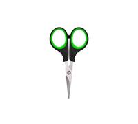 Korda Rig Scissors Basix KBX022 - Stainless Steel, Serrated Blades, Ergonomic Handles - Green/Black