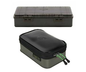 Korda Basix Tackle Box & Compac 125 - Carp Coarse Fishing Tackle Storage Luggage