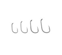Korda Carp Hooks Basix Wide Gape – Barbed, X-Gauge Wire, Black Nickel – Size 6