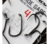 Korda Basix Wide Gape Size 4 - Black, Black