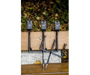 Korda Black Aluminium Singlez Single Bankstick, Buzz Bars - Full Range - Support