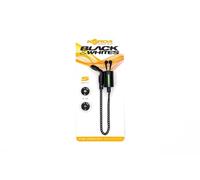 Korda Black & White Bobbin, Small, Durable Design, Choice of Black or White, Includes Two Chains, Additional Weights, Adjustable Line Clip, Classic Bobbin Design, Four
