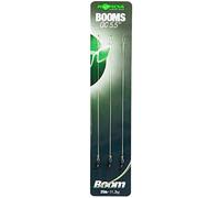 Korda Boom QC Spinner Rig Booms, 5.5in Length, Durable Material, Ready Tied for Quick Setup, Loop at One End, QC Swivel at Other, Just Add Hook and Kicker, Pack of Three for Carp Fishing