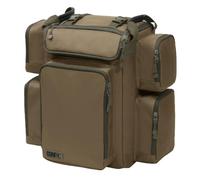 Korda Carp Fishing Luggage Compac 45 litre Rucksack Water Resistant Fabric Reinforced Waterproof Base Fully Adjustable Shoulder Harness with Chest Straps 5 External Pockets 45cm x 42cm x 32cm