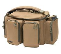Korda Carp Fishing Luggage Compac Medium Bait and Tackle Carryall with Reinforced Base Water Resistant 5 External Pockets Padded Shoulder Strap 53cm x 40cm x 27cm