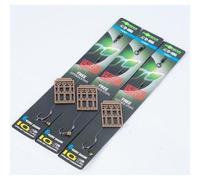 Korda Carp Fishing NEW Ready Tied IQ D-Rig Size 4 Barbed - Pack of 5