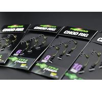 Korda Chod Rig Short B Size 8, 15lb Line - Barbed Hook, Pre-Tied Carp Fishing Rigs, for Chod & PVA Bag Rigs
