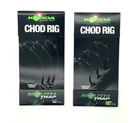 Korda Chod Rigs - Long Barbless Size 10 15lb