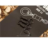 Korda - Chod Swivel Size 11 Pack of 8 | Quick Change Fishing Swivels for Carp Rigs | PTFE Coated, Durable, Easy Lead Attachment | Perfect for Hinged Stiff Rigs