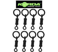 Korda - Chod Swivel Size 11 Pack of 8 | Quick Change Fishing Swivels for Carp Rigs | PTFE Coated, Durable, Easy Lead Attachment | Perfect for Hinged Stiff Rigs