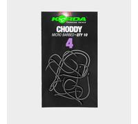 Korda Choddy Barbless Hook Size 4 - Grey, Grey