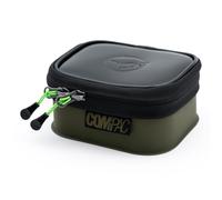 Korda Compac Small 100 Fishing Tackle Box - Lightweight, Waterproof EVA Storage Case, Ideal for Organizing Fishing Accessories, Durable Zipped Design
