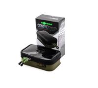 Korda Compac 110, Waterproof Zipped EVA Pouches, Compact Tackle Storage, Clear Plastic Lid, Versatile Fishing Gear Solution