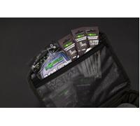 Korda - Compac 200 Tackle Pouch | Dark Kamo - Extra Large 600D Dark Kamo Fishing Tackle Storage Case, Semi-Rigid, Water-Resistant, Dual Zips, Versatile Organiser for Spods, Rigs, and Hookbaits