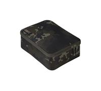 Korda - Compac 200 Tackle Pouch | Dark Kamo - Extra Large 600D Dark Kamo Fishing Tackle Storage Case, Semi-Rigid, Water-Resistant, Dual Zips, Versatile Organiser for Spods, Rigs, and Hookbaits