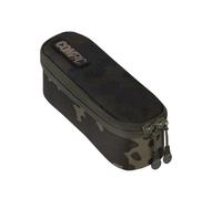 Korda - Compac 55 Tackle Pouch | Dark Kamo - Durable 600D Dark Kamo Fishing Tackle Storage Case, Semi-Rigid Constructio, Dual Zips, Water-Resistant, Compact Organiser for Terminal Tackle & Accessories