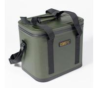 Korda Compac Cooler 20L, Durable, Closed Cell Non-Absorbent Insulation, Air-Tight Zip, Padded Strap, Food & Bait Storage, Reinforced Handles, Lightweight & Portable Design