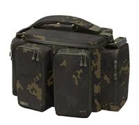 Korda Compac Large Fishing Carryall, Dark Kamo - Durable, Water-Resistant Tackle Bag with Reinforced Waterproof Base, Rigid Lid, 5 External Pockets & Internal Zipped Storage Pocket