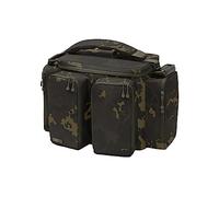 Korda Compac Large Fishing Carryall, Dark Kamo - Durable, Water-Resistant Tackle Bag with Reinforced Waterproof Base, Rigid Lid, 5 External Pockets & Internal Zipped Storage Pocket