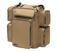 Korda Carp Fishing Luggage Compac 45 litre Rucksack Water Resistant Fabric Reinforced Waterproof Base Fully Adjustable Shoulder Harness with Chest Straps 5 External Pockets 45cm x 42cm x 32cm