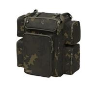 Korda Compac Fishing Rucksack 45L Dark Kamo | Water-Resistant Durable Fabric | Fishing Tackle Storage with 5 External Pockets & Padded Back Panel | Ideal for Anglers & Outdoor Enthusiasts