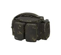 Korda Compac Small Carryall Dark Kamo, Compact Size, Durable Water-Resistant Fabric, Reinforced Waterproof Base, 5 External Pockets, Firm Lid for Bivvy Table, Removable Shoulder Strap, Heavy-Duty Zips