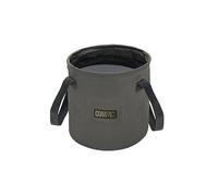 Korda Compac Water Bucket, 8 Litre, Durable Welded PVC Fabric, Folds Flat for Easy Transportation, Reinforced Carry Handles