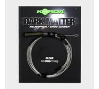 Korda Dark Matter Heli-Safe Leader 30Lb 1M Clear, Clear