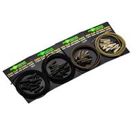 Korda Dark Matter Lead Clip Action Pack: Silt - Complete Carp Fishing Setup with Anti-Tangle Tubing, Tail Rubbers, and Safe Lead Ejection System