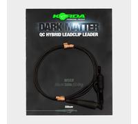 Korda Dark Matter Leader Qc Hybrid Clip 30Lb 50Cm Weed - Black, Black