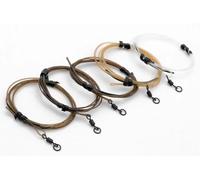 Korda Dark Matter Leader Ring Swivel Weed 1m 30lb - Carp Fishing Leader, Anti-Tangle, No-Trace Safety System, Helicopter & Chod Rig Compatible