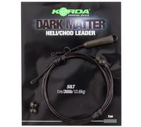 Korda Dark Matter Leaders Helicopter - Silt | Pre-Tied Carp Fishing Leader with Quick-Change Helicopter System