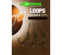 Korda Loop Rigs DF Wide Gape Size 8 Barbless 18lb