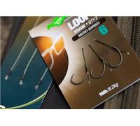 Korda DF Wide Gape Loop Rigs - Size 4 Barbless 18lb