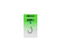 Korda Essentials Krank X Hook, Barbed, Size 4, Qty 10