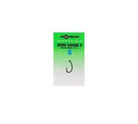 Korda Essentials Kurv Shank X Hook, Barbed, Size 8, Qty 10