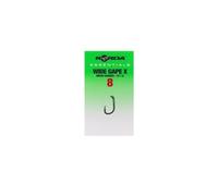 Korda Essentials Wide Gape X Hook, Barbed, Size 8, Qty 10